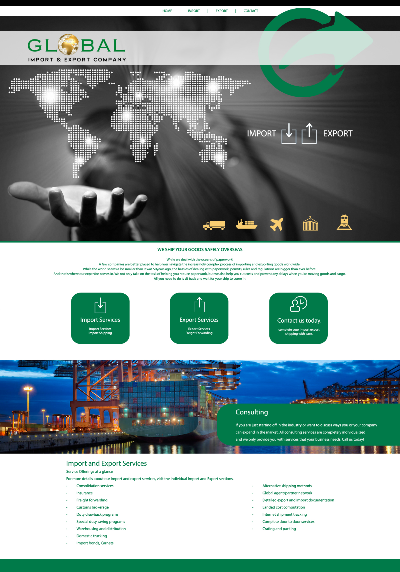 global import export company